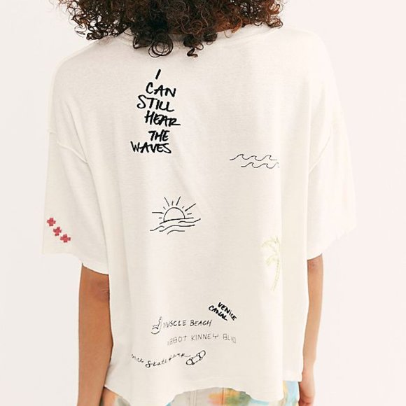 Free People We The Free Road House Tee XS oversized fits like a medium - Picture 4 of 5